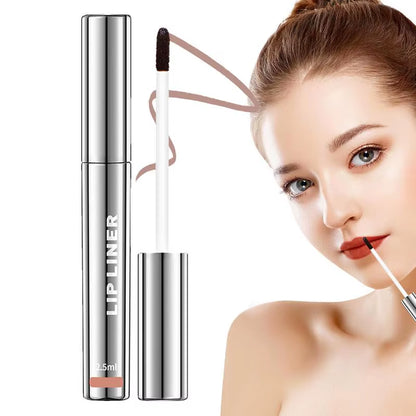 Peel off Lip Liner Pigmented Lip Liner Stain Matte Finish Peel off Lip Stain Lip Tinted Brown Contour Tear-Off Lips Stain