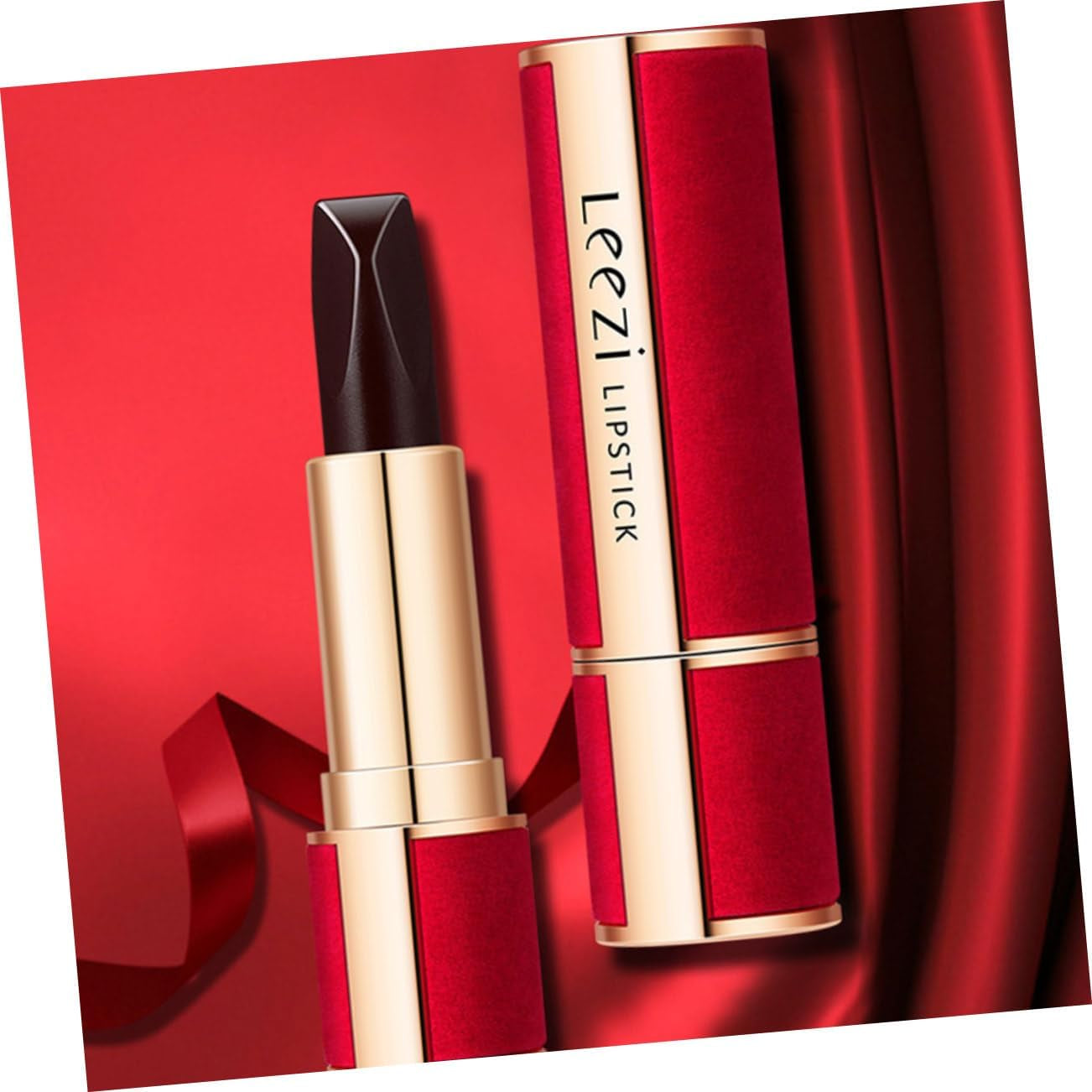 Healvian 1 Pc Rouge À Lèvres Trois Couleurs Rouge À Lèvres Longue Tenue Rouge À Lèvres Brillant Rouge À Lèvres Pour Femme Brillant À Lèvres Pailleté Rouge À Lèvres Hydratant