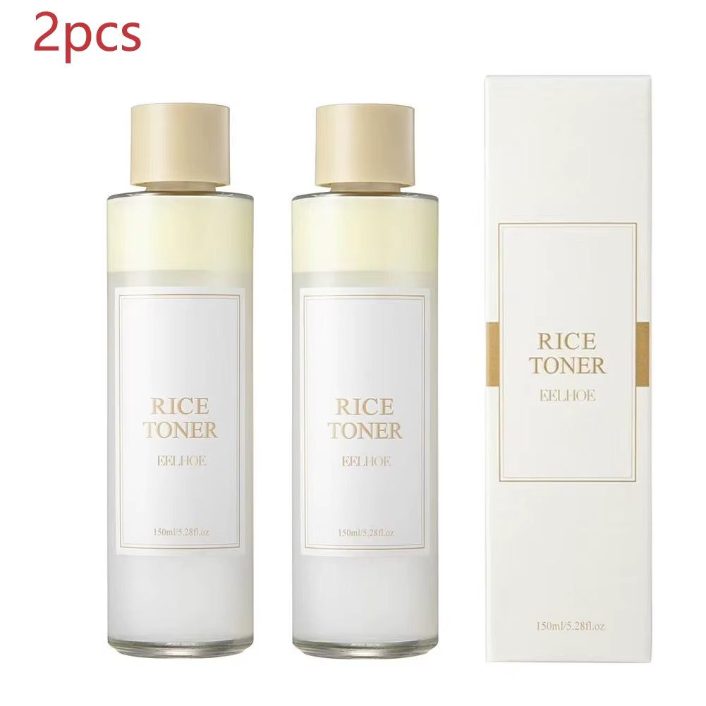 Rice Face Toner Moisturizing Hydrating Brightening Nourishing Smoothing Facial Skin Korean Skin Care Cosmetics 150Ml 1/2Pcs