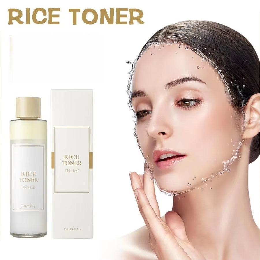 Rice Face Toner Moisturizing Hydrating Brightening Nourishing Smoothing Facial Skin Korean Skin Care Cosmetics 150Ml 1/2Pcs