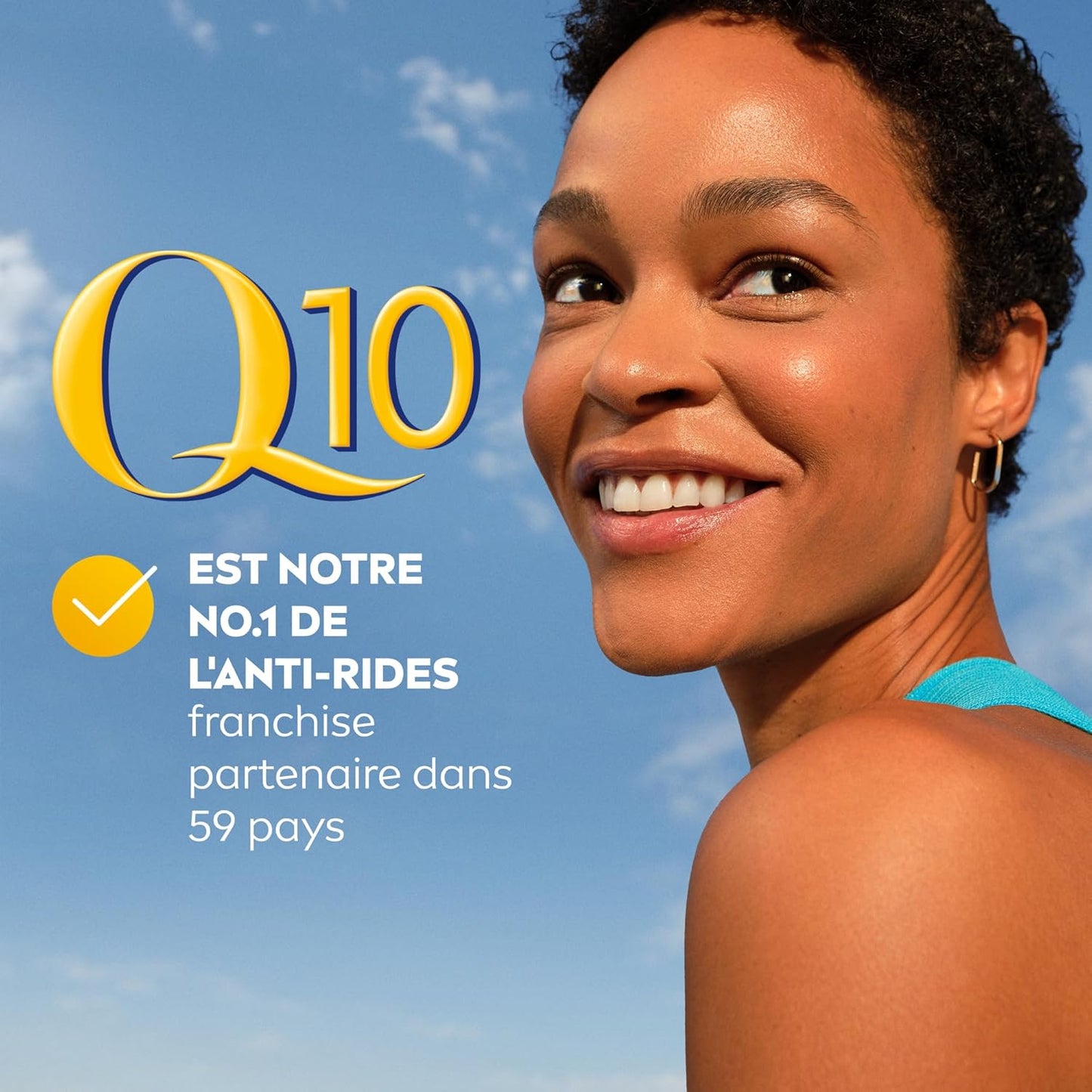 Q10 Power Soin Contour Des Yeux (1X15 Ml), Crème anti Rides Yeux Enrichie En Q10 Pur & Acide Hyaluronique, Soin Anti-Âge Anti-Cernes Booster De Collagène, Crème Hydratante Tous Types De Peaux