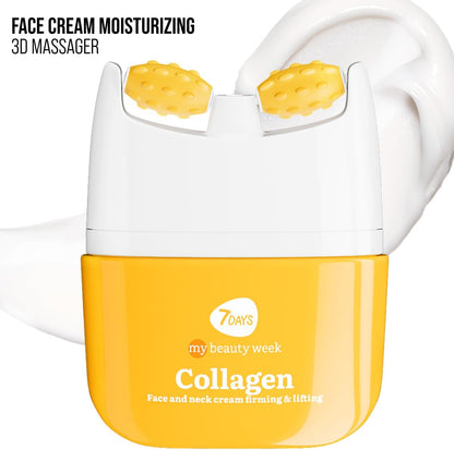 Crème Lifting Du Visage Au Collagène - Hydratant Coréen Pour Le Visage - Crème Raffermissante Anti-Âge Pour Le Visage Et Le Cou - Rouleau Raffermissant Pour La Peau, 40 Ml