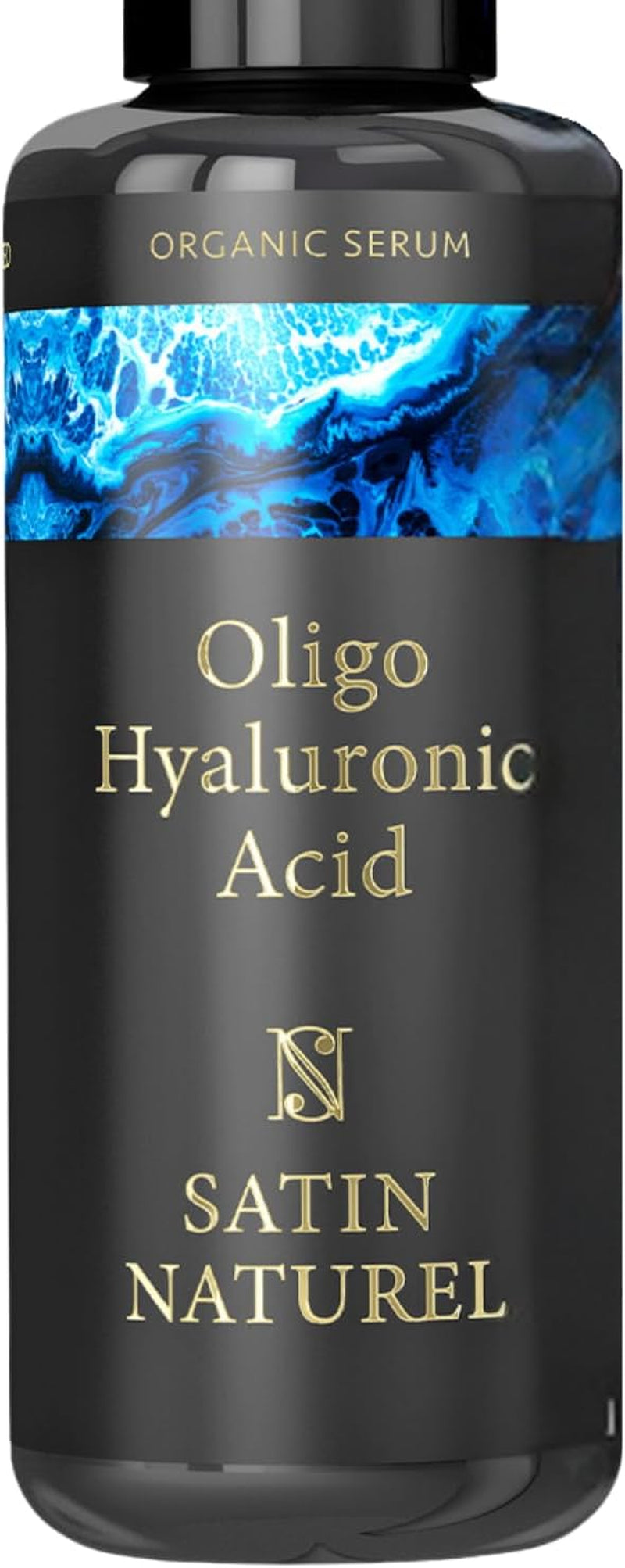 Serum Acide Hyaluronique Visage - Serum Visage Hydratant À L'Acide Hyaluronique Oligo Nouvelle Generation - Acide Hyaluronique Serum Visage - Serum anti Ride Soin Visage Skincare Par Satin Naturel