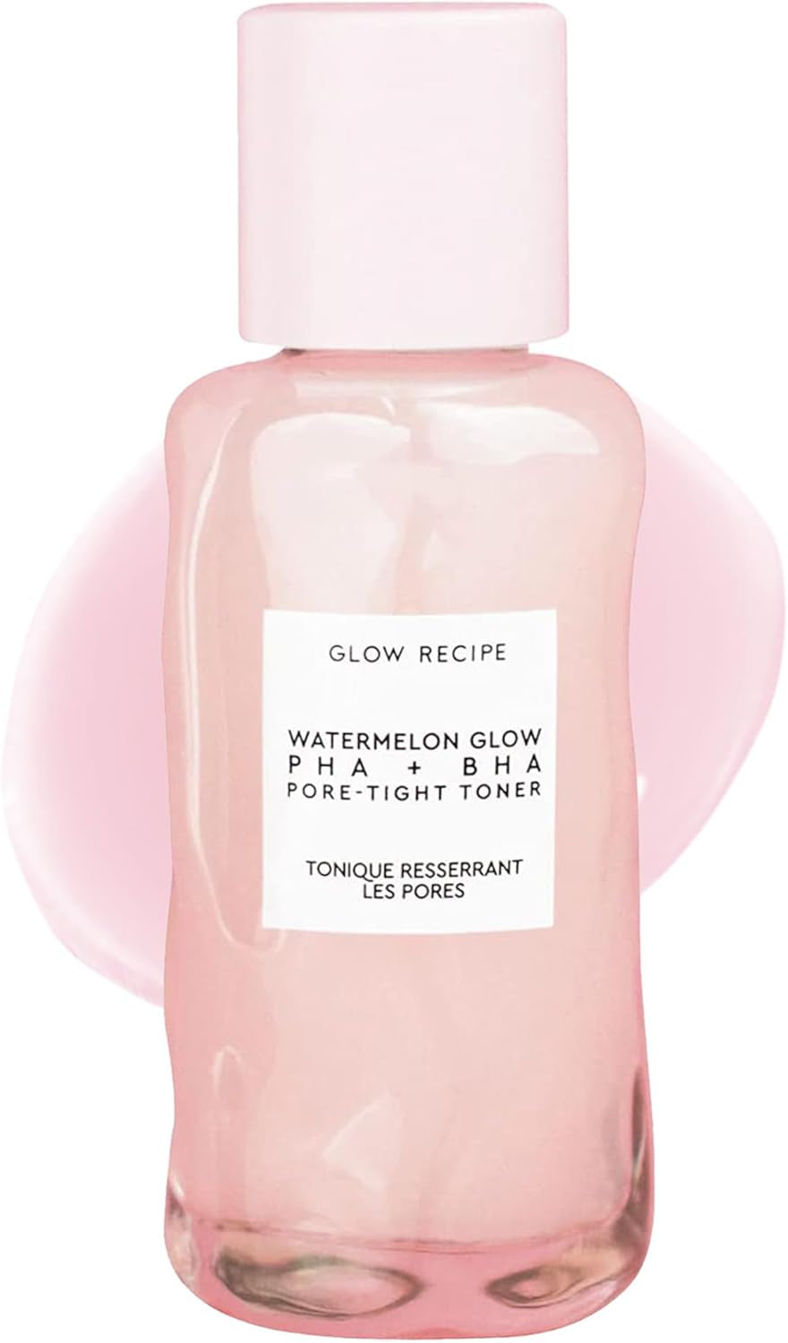 Glow Recipe PHA + BHA Tonique Pour Le Visage – Tonique Pour Le Visage, Minimiseur De Pores Et Exfoliant Doux Pour Le Visage Pour La Peau De Verre – Soin Exfoliant, Raffermissant Et Hydratant Avec