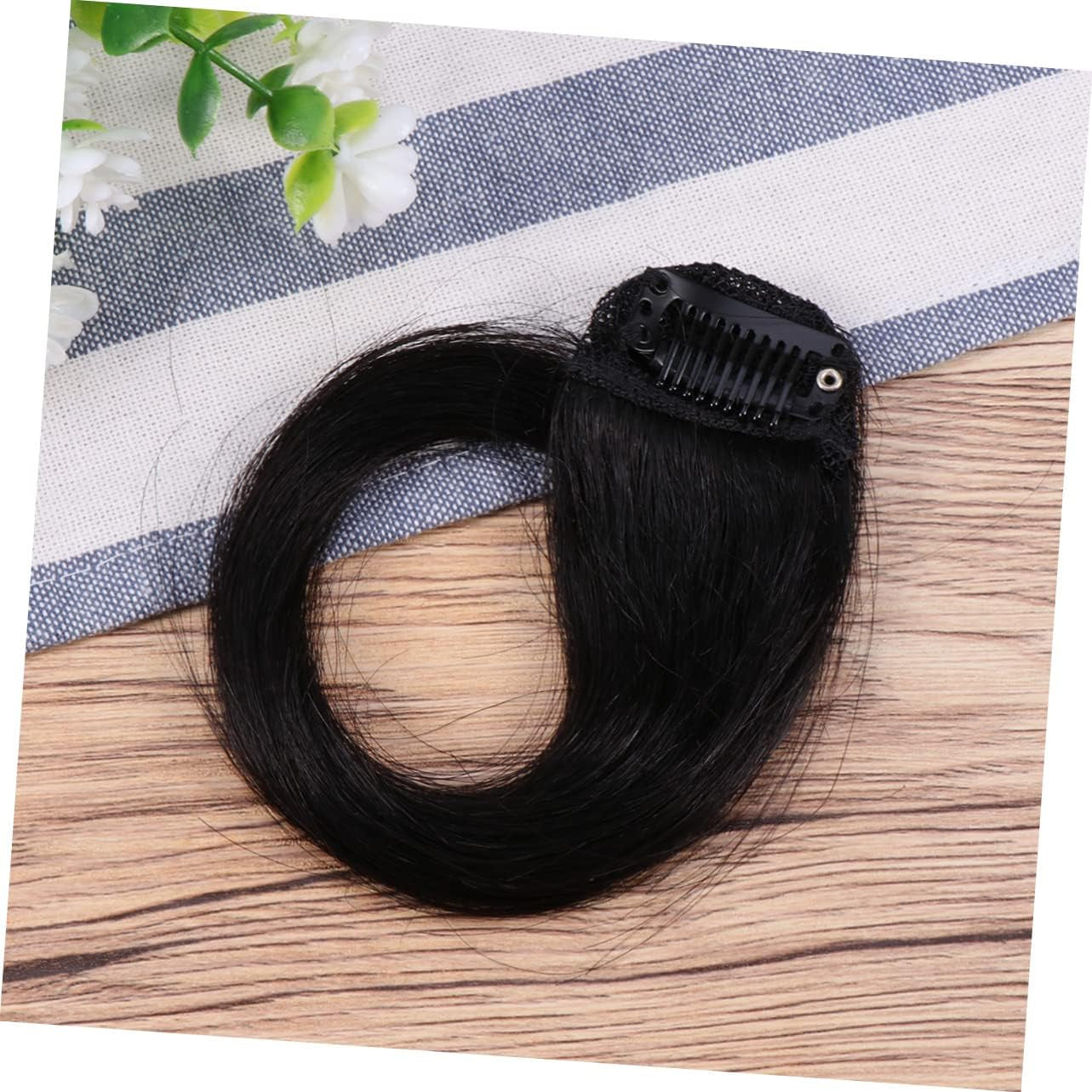 À Cheveux Pour Femme Avec Fausse Frange Pour Femme Longueur 25 Cm