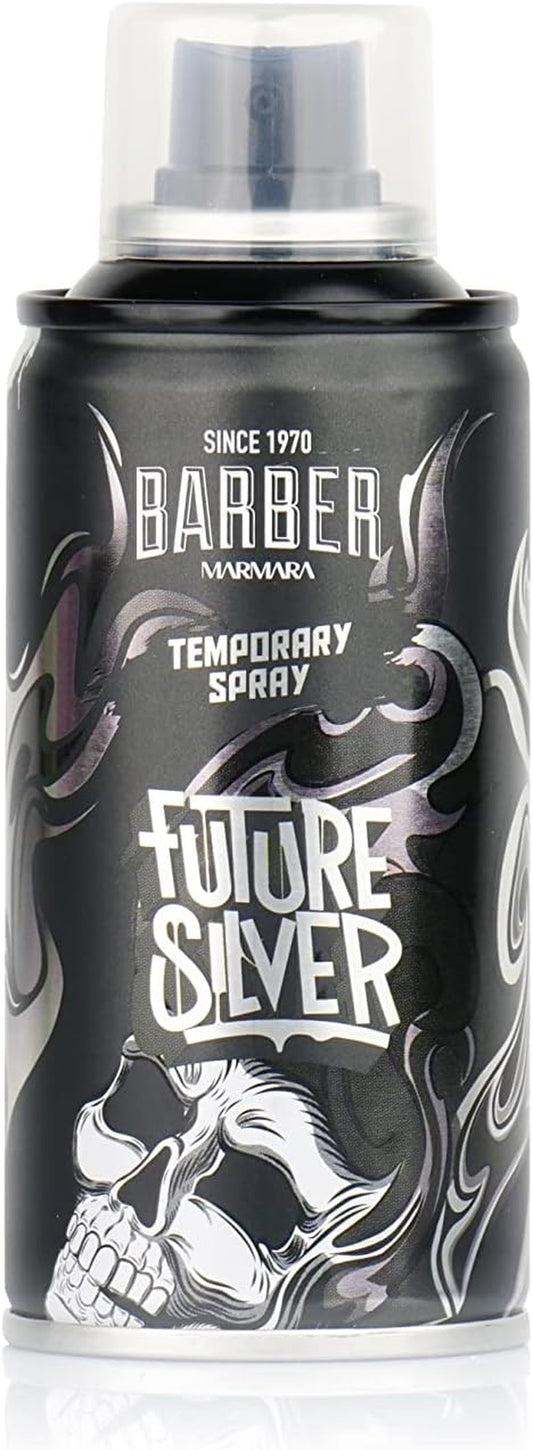 Laque De Couleur Pour Coiffeur Future Silver - 150Ml Spray Cheveux S'Habiller Et Se Maquiller Carnaval, Halloween Soirée À Thème Lavable