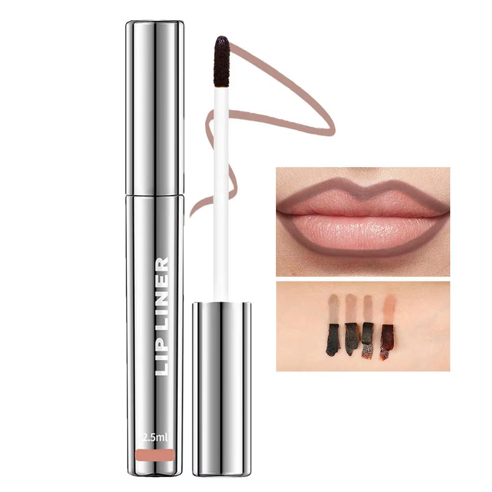 Peel off Lip Liner Pigmented Lip Liner Stain Matte Finish Peel off Lip Stain Lip Tinted Brown Contour Tear-Off Lips Stain