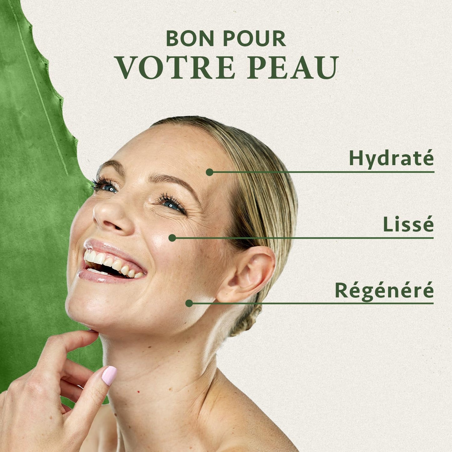 Serum Acide Hyaluronique Visage - Serum Visage Hydratant À L'Acide Hyaluronique Oligo Nouvelle Generation - Acide Hyaluronique Serum Visage - Serum anti Ride Soin Visage Skincare Par Satin Naturel