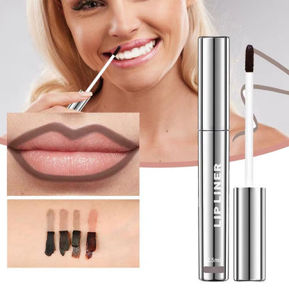 Peel off Lip Liner Pigmented Lip Liner Stain Matte Finish Peel off Lip Stain Lip Tinted Brown Contour Tear-Off Lips Stain