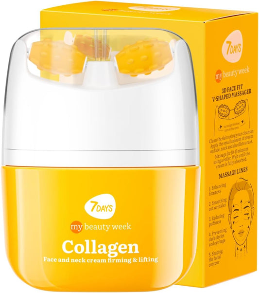 Crème Lifting Du Visage Au Collagène - Hydratant Coréen Pour Le Visage - Crème Raffermissante Anti-Âge Pour Le Visage Et Le Cou - Rouleau Raffermissant Pour La Peau, 40 Ml