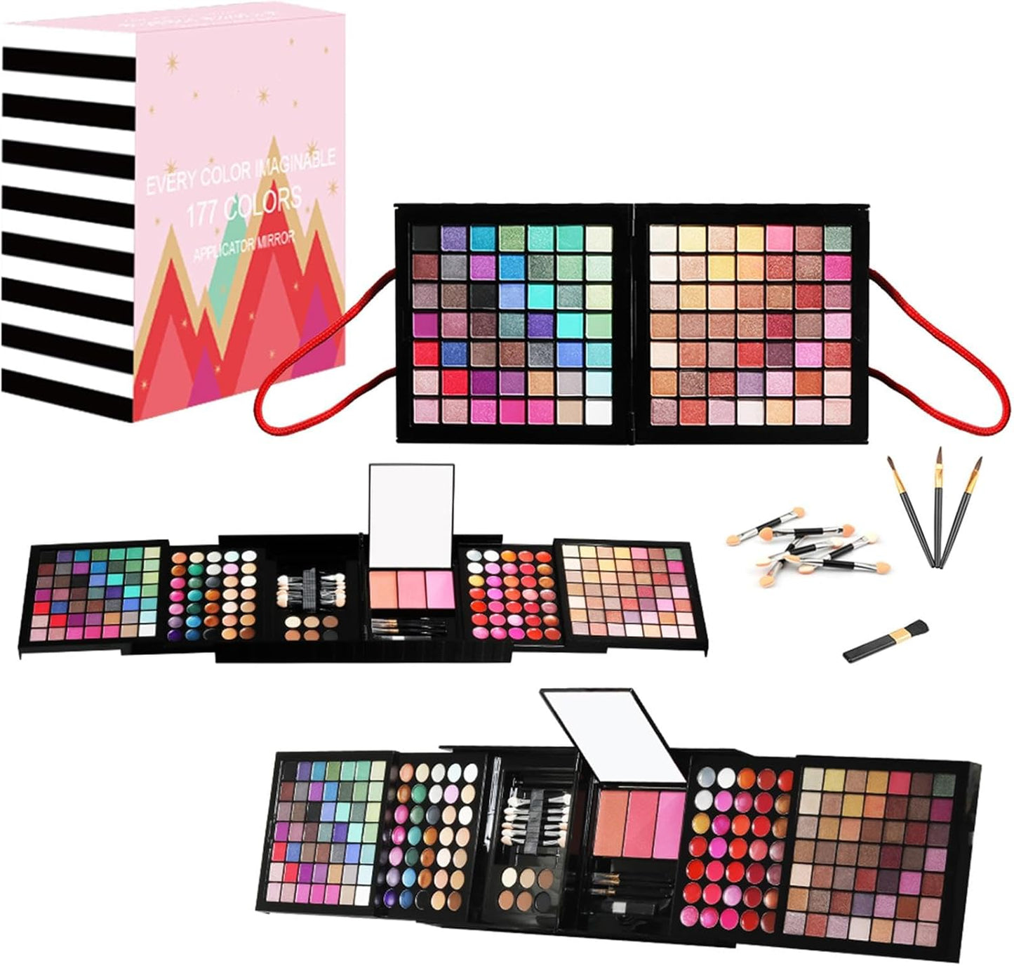 Full Makeup Kit, All in Makeup Kit, Complete Cosmetic Kit, Makeup Palette for Beginners, Makeup Essentials Set, Beauty Kit for Women, Beginner Makeup Kit, Makeup Set for Girls, Travel Makeup Kit