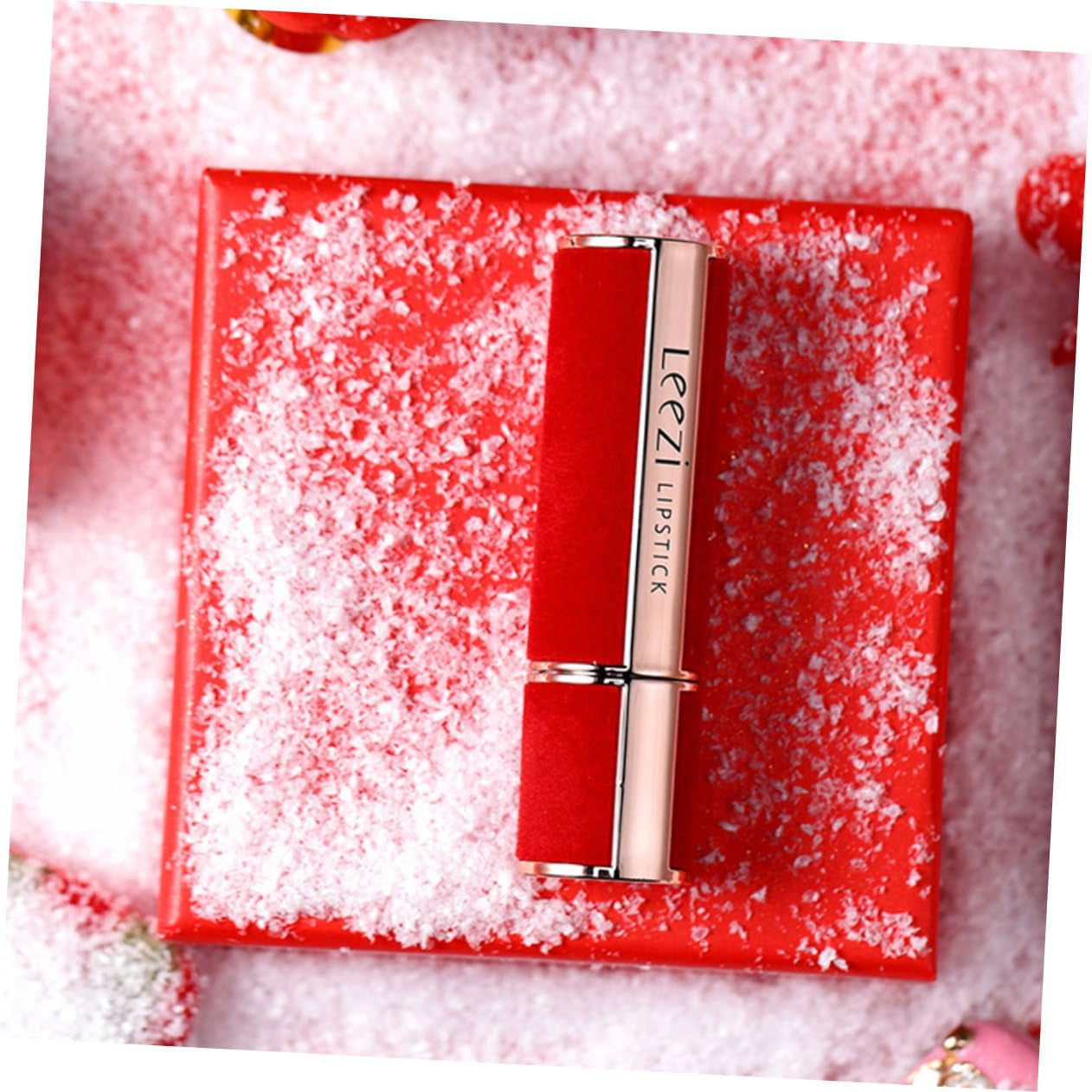 Healvian 1 Pc Rouge À Lèvres Trois Couleurs Rouge À Lèvres Longue Tenue Rouge À Lèvres Brillant Rouge À Lèvres Pour Femme Brillant À Lèvres Pailleté Rouge À Lèvres Hydratant