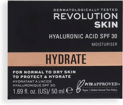 Revolution Skincare London, Crème Hydratante, SPF30, Peau Normale À Sèche, 50Ml