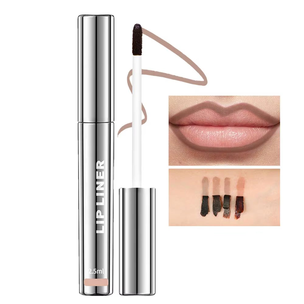 Peel off Lip Liner Pigmented Lip Liner Stain Matte Finish Peel off Lip Stain Lip Tinted Brown Contour Tear-Off Lips Stain