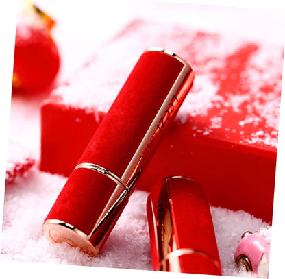 Healvian 1 Pc Rouge À Lèvres Trois Couleurs Rouge À Lèvres Longue Tenue Rouge À Lèvres Brillant Rouge À Lèvres Pour Femme Brillant À Lèvres Pailleté Rouge À Lèvres Hydratant